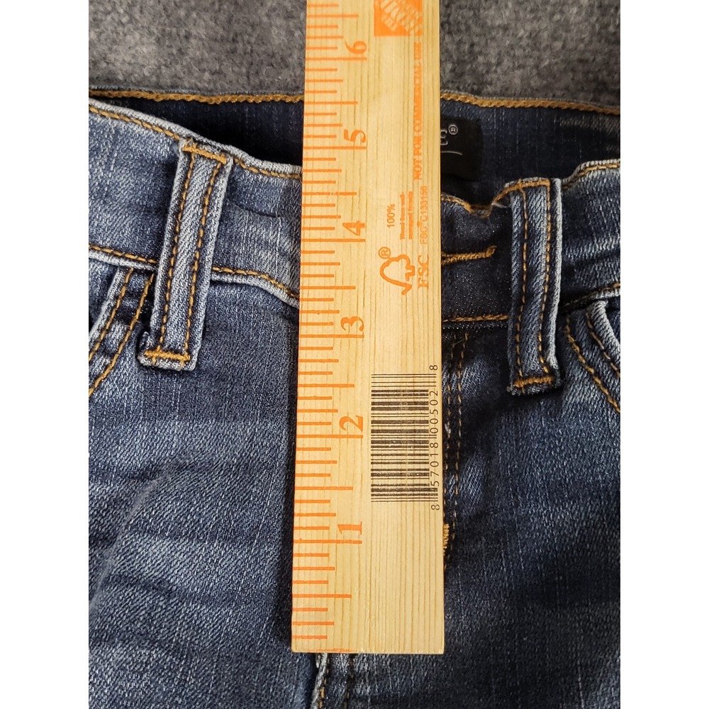 Judy Blue Straight Fit Distressed Denim Jeans Women Juniors Size 1/25 School - Picture 8 of 10